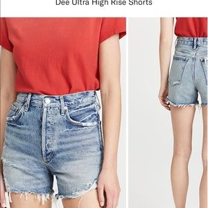 Agolde dee ultra high rise short